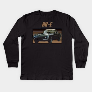 Jaguar XK-E 1961 Awesome Automobile Kids Long Sleeve T-Shirt